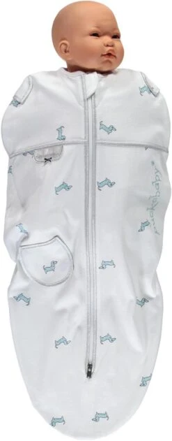 Puckababy Inbakerslaapzak Original Mini 3-6m - White Pucky -Jollein Baby Verkoopwinkel 470x1200