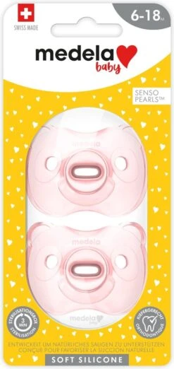 Medela Baby Fopspeen Soft Silicone Superzacht Lichtgewicht Eendelig - Soft Pink - 6-18 Maanden - 2 Stuks -Jollein Baby Verkoopwinkel 568x1200 1