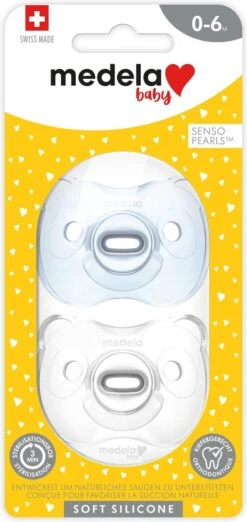 Medela Baby Fopspeen Soft Silicone Superzacht Lichtgewicht Eendelig - Soft Blue - 0-6 Maanden - 2 Stuks -Jollein Baby Verkoopwinkel 568x1200 2