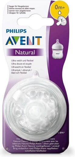 Philips Avent SCF041/27 Natural Speen - 0m+ - 2stuks -Jollein Baby Verkoopwinkel 578x1200