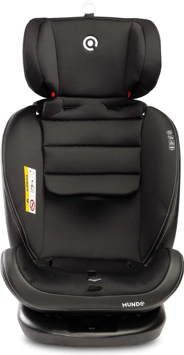 MUNDO 0-36 KG ISOFIX - 360 Graden Draaibaar Zwart 3 MUNDO 0-36 KG ISOFIX - 360 Graden Draaibaar Zwart - Afbeelding 3