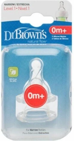 Dr. Brown's Flesspeen - Fase 1 - Standaard - 2 Stuks -Jollein Baby Verkoopwinkel 638x1200