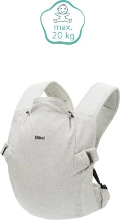 Fillikid Premium Draagzak - 2 In 1 - Ergonomisch - EU Gecertificeerd - Natural Sand - Ontworpen Met Draagconsulent -Jollein Baby Verkoopwinkel 655x1200 2