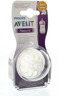 Philips Avent SCF044/27 Natural Speen - 6m+ - 2 Stuks -Jollein Baby Verkoopwinkel 739x1200
