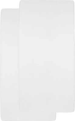 Meyco 2-pack Molton Stretch Hoeslaken Wieg - 40x80/90 Cm - Wit -Jollein Baby Verkoopwinkel 746x1200