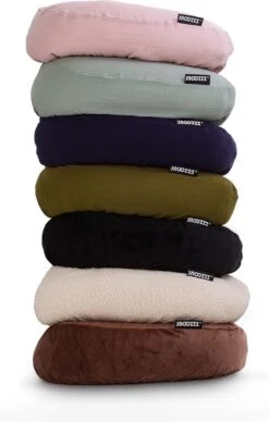 Snoozzz Relax Hoes Voor Voedingskussen Zwangerschapskussen - Extra Zachte Teddy - Naturel -Jollein Baby Verkoopwinkel 763x1200