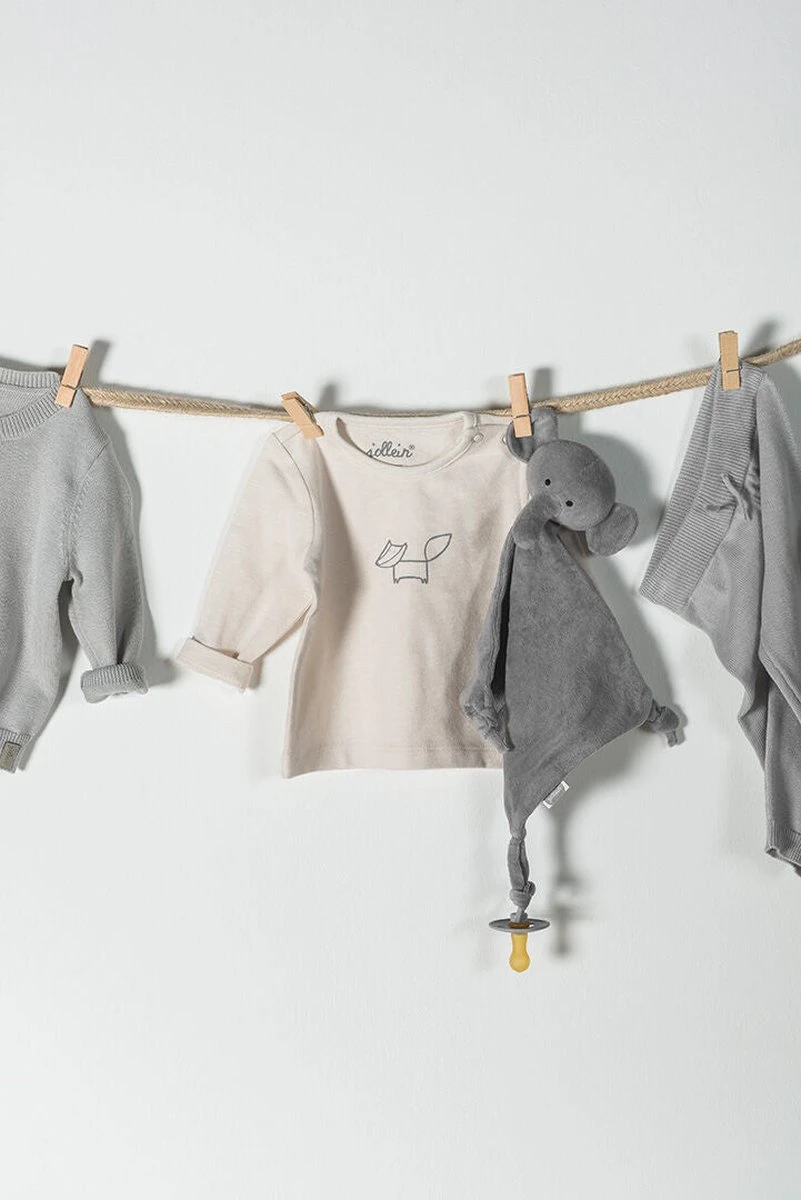 Jollein Knuffeldoekje Elephant - Nougat 12 Jollein Knuffeldoekje Elephant - Nougat - Afbeelding 12