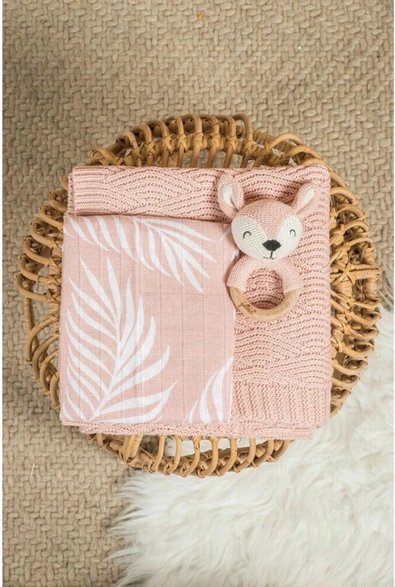 Jollein Baby Hydrofiel Washandje Nature - Pale Pink - 3 Stuks 5 Jollein Baby Hydrofiel Washandje Nature - Pale Pink - 3 Stuks - Afbeelding 5