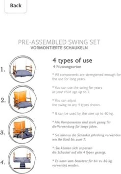 Babyschommel Met Berkenhout - Schommel Baby - Baby Swing Tot 60 Kg - Verstelbaar Schommel Kind - Babyswing -Jollein Baby Verkoopwinkel 834x1200