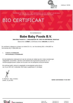Babe Chef's Edition - Jonnie Boer- Sidney Schutte - Biologische Culinaire Babyhapjes Vanaf 8 Tot 36 Maanden - 6x200 Gram Babyvoeding- Winnaar Baby Innovation Award 2022 – Beste Babyvoeding 2022 -Jollein Baby Verkoopwinkel 857x1200