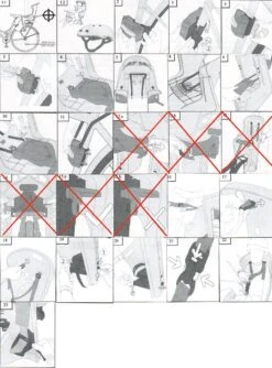 Brioso Fietsstoeltje Achter – Achterzitje Fiets – Kinderzitje Fiets - Zandgrijs/rood -Jollein Baby Verkoopwinkel 888x1200