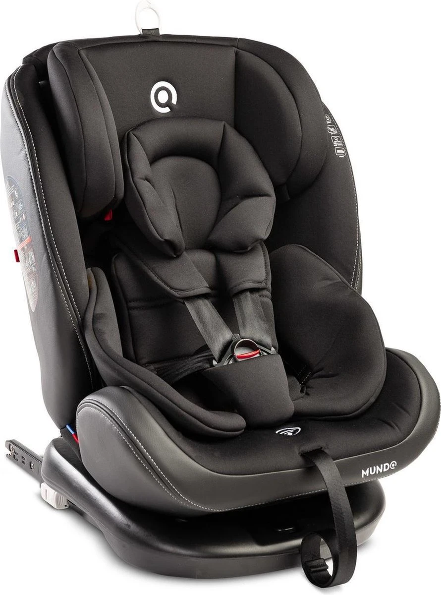 MUNDO 0-36 KG ISOFIX - 360 Graden Draaibaar Zwart 6 MUNDO 0-36 KG ISOFIX - 360 Graden Draaibaar Zwart - Afbeelding 6