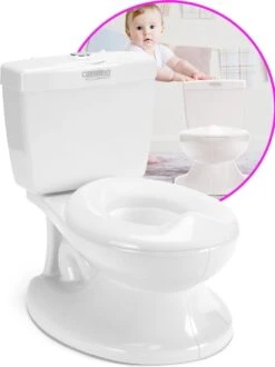 Jollein Baby Verkoopwinkel 34 Casteleyn - Plaspotje - WC Potje - Toilet Trainer - Kinder Toilet - Met Geluid - Tot 21KG - Wit
