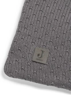 Jollein Boxkleed Bliss Knit 75x95cm - Storm Grey -Jollein Baby Verkoopwinkel 899x1200