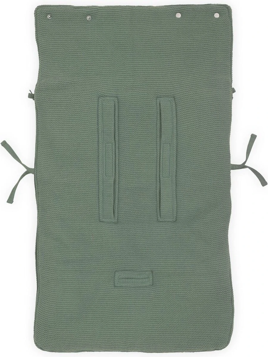 Jollein Voetenzak Voor Autostoel & Kinderwagen - Basic Knit - Forest Green 12 Jollein Voetenzak Voor Autostoel & Kinderwagen - Basic Knit - Forest Green - Afbeelding 12
