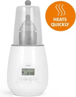 Alecto BW-700 - Snelle Digitale Flessenwarmer 500W Voor Opwarmen, Steriliseren En Ontdooien - Inclusief Stoomkap - Bediening Via Display - Wit -Jollein Baby Verkoopwinkel 933x1200 1