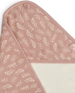 Jollein Badcape Meadow 75x75cm - Rosewood -Jollein Baby Verkoopwinkel 972x1200 1