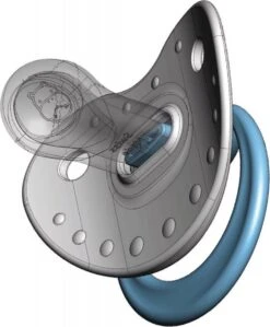 Bibi Happiness Bohemian DUO Dental Fopspeen Voordeelpack 16 Maanden Plus Blauw, Oranje -Jollein Baby Verkoopwinkel 992x1200